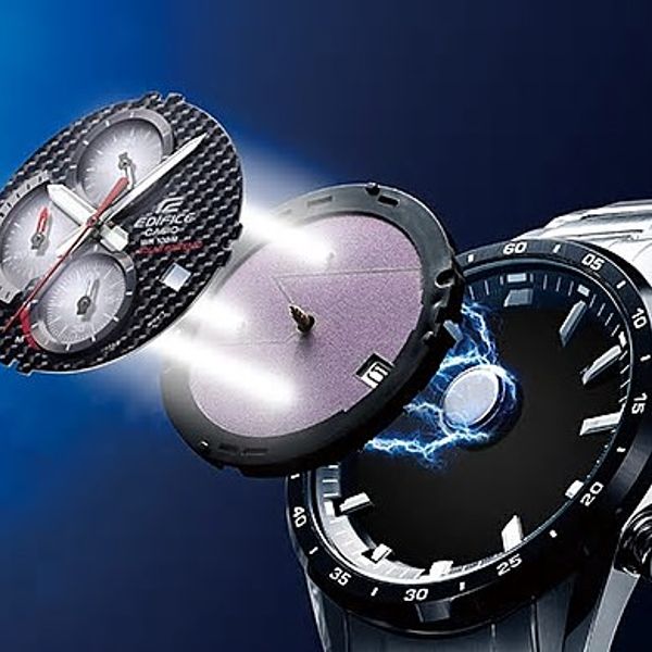 CASIO / EDIFICE [Casio / Edifice] Solar Watch Chronograph Men's Black ...
