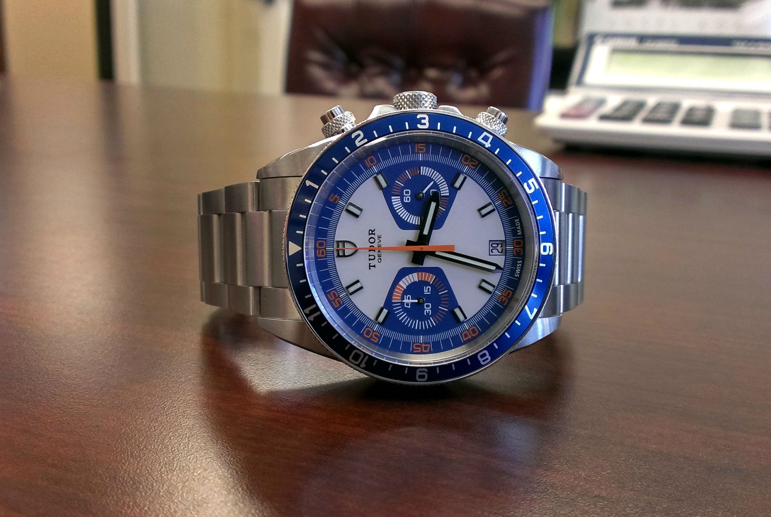 tudor heritage chrono blue 70330b