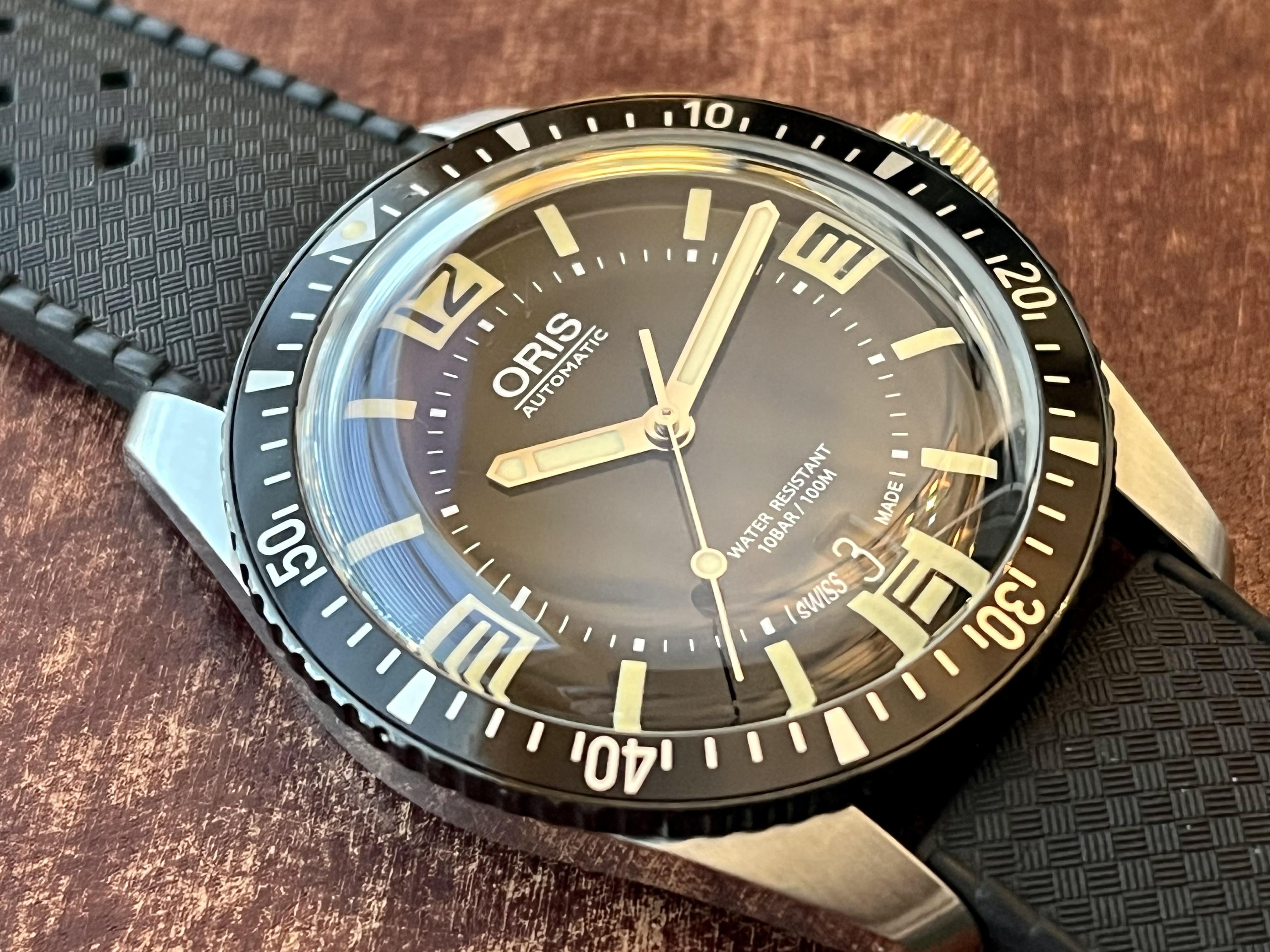 WTS ORIS HERITAGE DIVERS SIXTY FIVE 65 Model 7707 40mm 1965