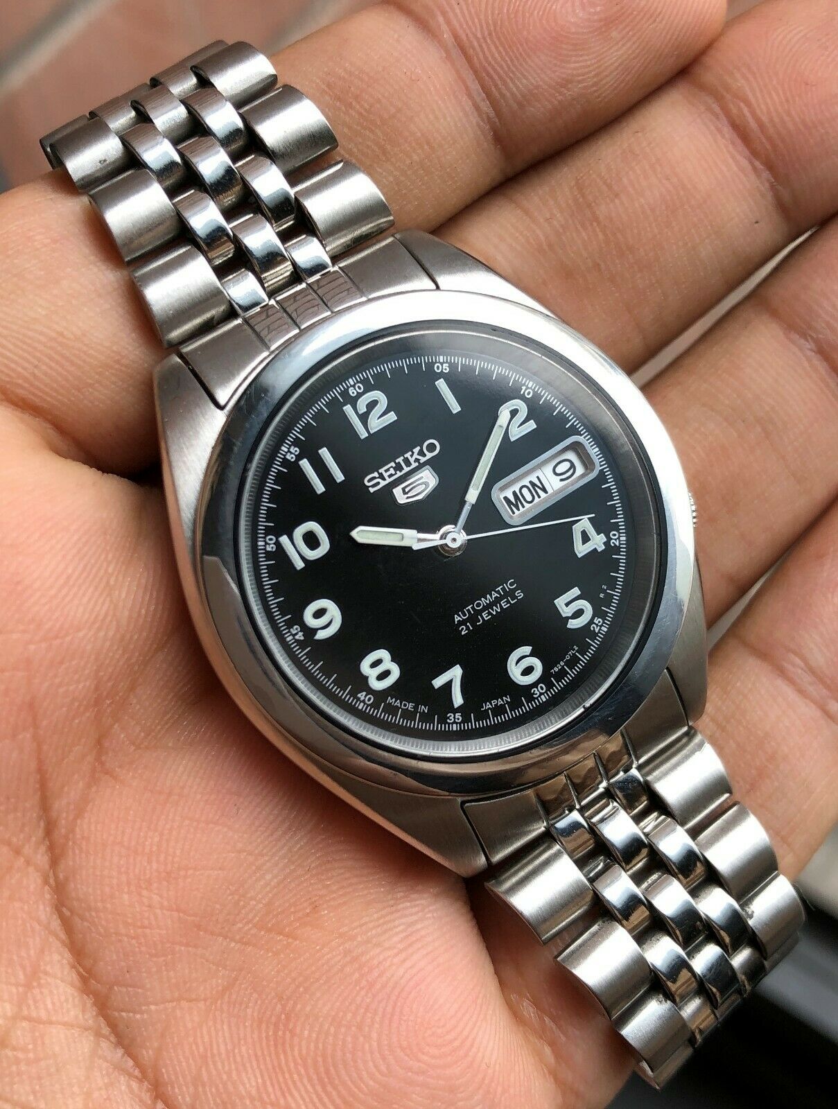 vintage seiko military watch