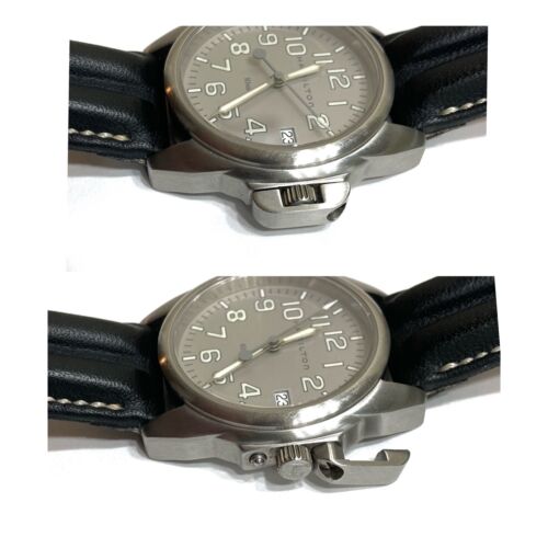 Hamilton Khaki 6301 Watch Mens Swiss Sapphire Crystal￼ 38mm Case