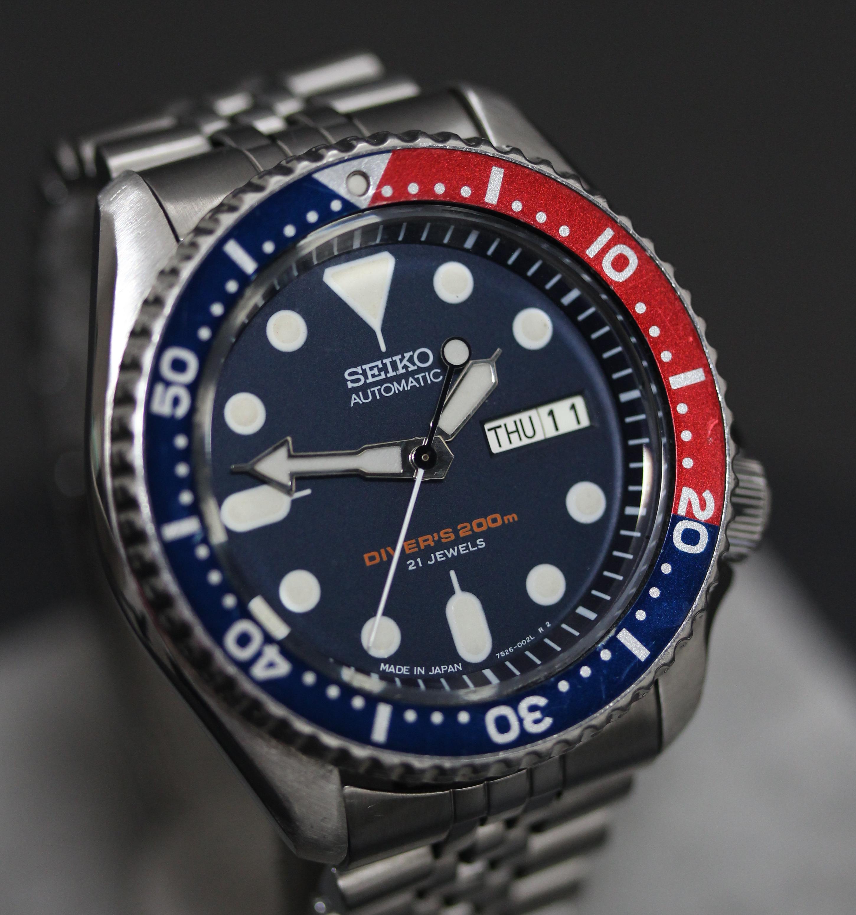 Seiko diver skx009j hot sale