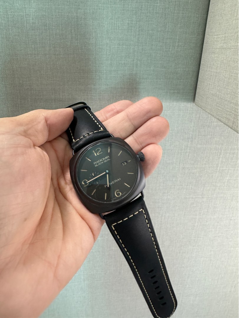 LOWEST Panerai Radiomir Pam 505 00505 45mm Composite Black Seal