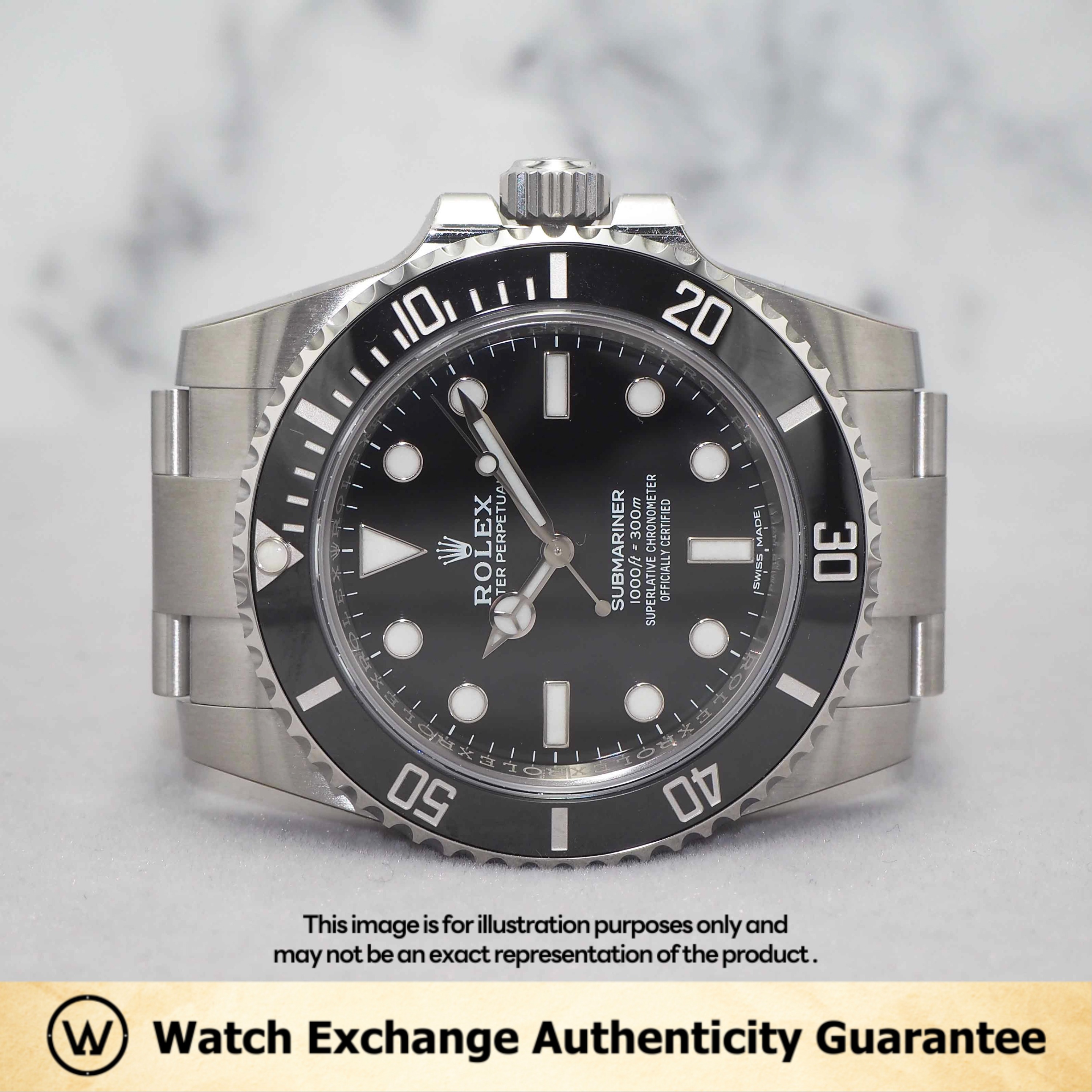 Mint Feb 2019 Rolex Submariner No Date Oyster 114060 Black Dial