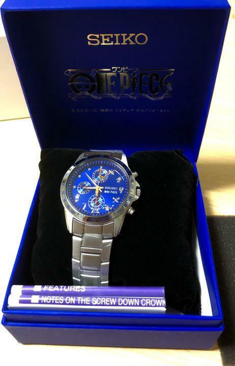 SEIKO x One Piece Wrist Watch Anime 20th Anniversary Blue Face Limited 5000  | WatchCharts