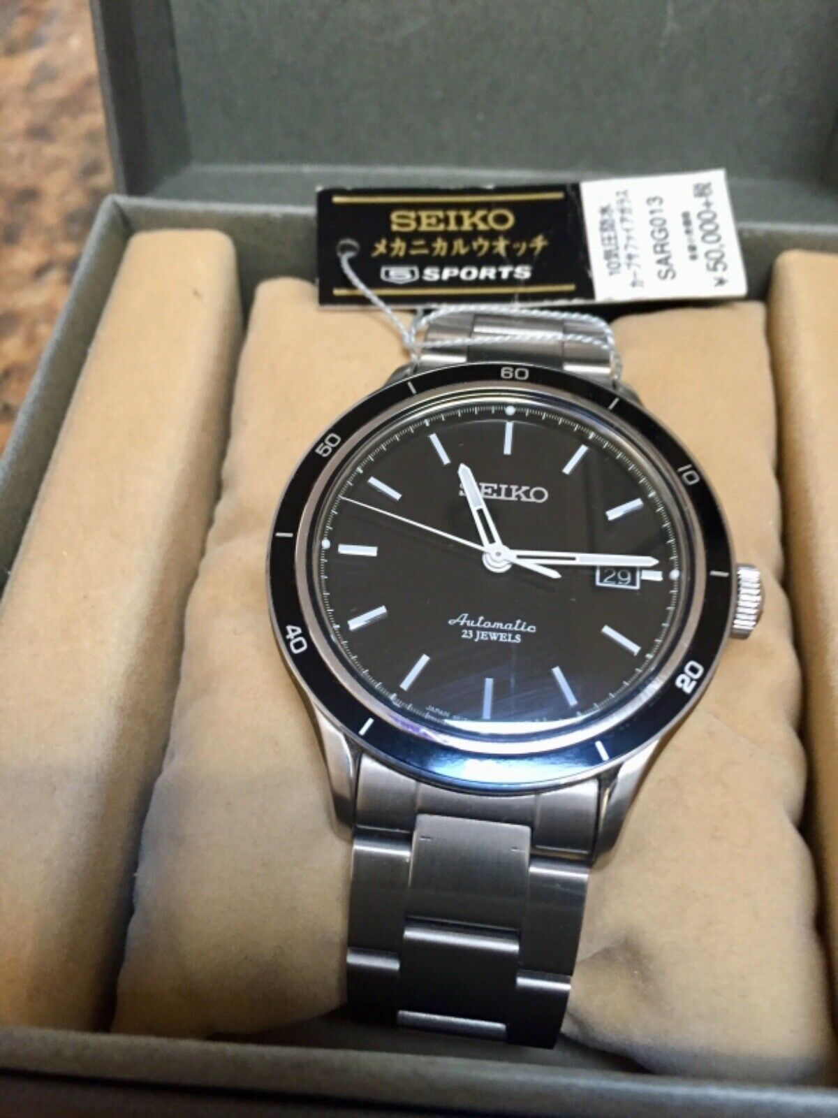 Seiko Sarg013 Automatic Watch, 6R15 Movement, stainless steel band,  excellent | WatchCharts Marketplace