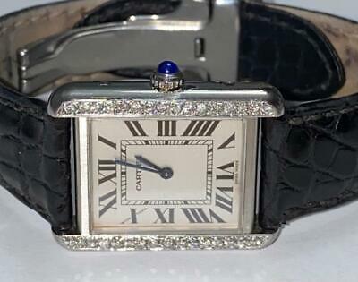 CARTIER TANK SOLO QUARTZ DIAMOND WATCH WatchCharts Marketplace