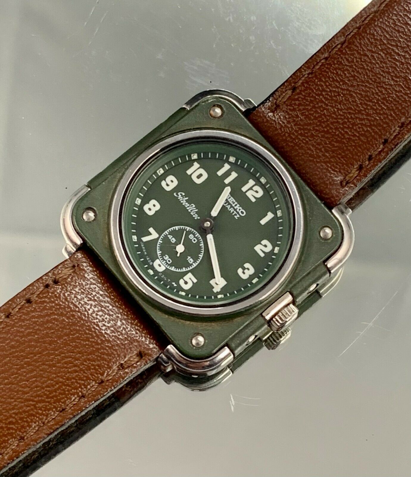 SEIKO シルバーウェーブ 2628-0040 スモセコ SilverWave