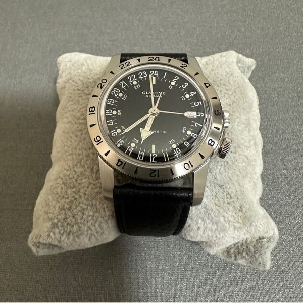 Glycine Airman No. 1 Black GMT 36mm Ref. GL0370 | WatchCharts
