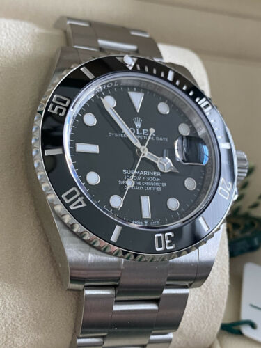 Rolex 2021 Submariner Date 41mm Black Ceramic Watch 126610LN Complete ...