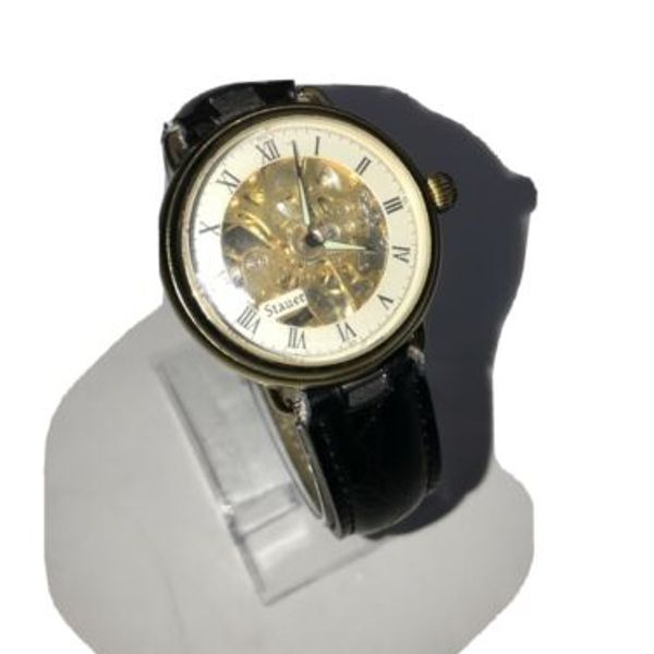 STAUER Mens Manual Wind Skeleton Watch(14636) EXCELLENT & GUARANTEED! WatchCharts Marketplace