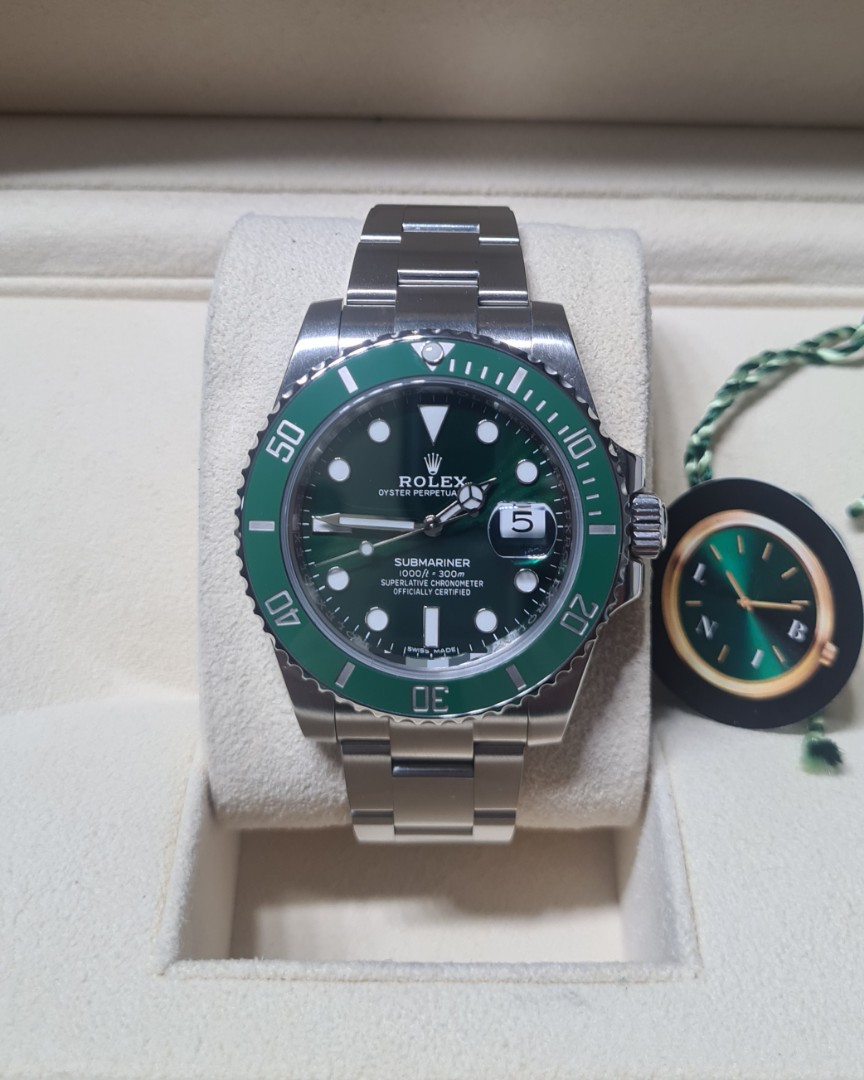 LNIB 2017 Rolex Submariner Hulk 116610LV WatchCharts Marketplace