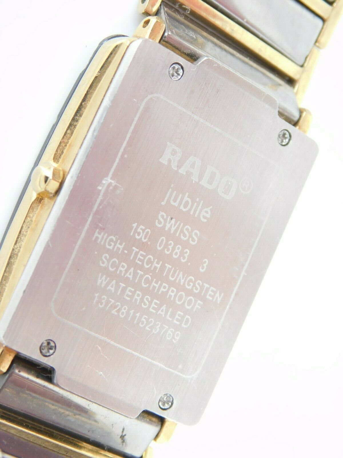 RADO JUBILE 150.0383.3 Men's Diamond Black/Gold Tungsten