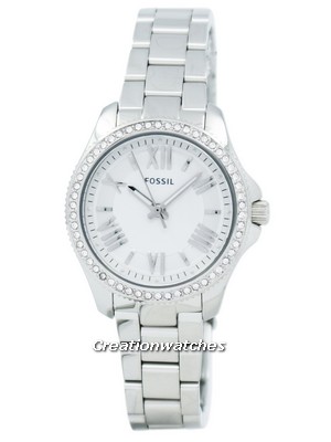 Fossil cecile watch clearance silver