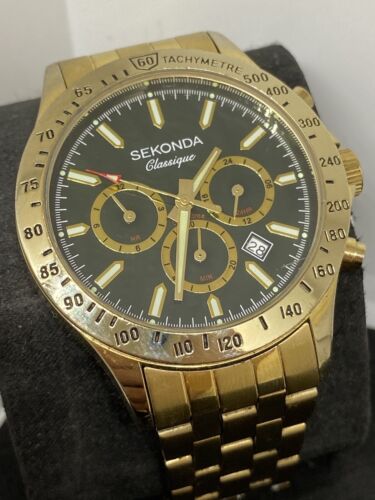 Sekonda classique gold on sale watch