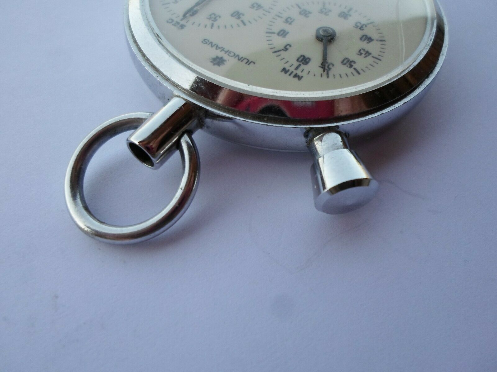 Vintage Junghans Stopwatch 1/10 Second Mechanical Dial German WORKING