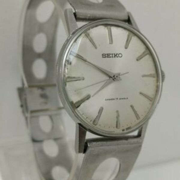 Vtg 1967 Seiko 66-9990 Diashock 17 Jewels Mechanical Wrist Watch Rallye  Strap | WatchCharts