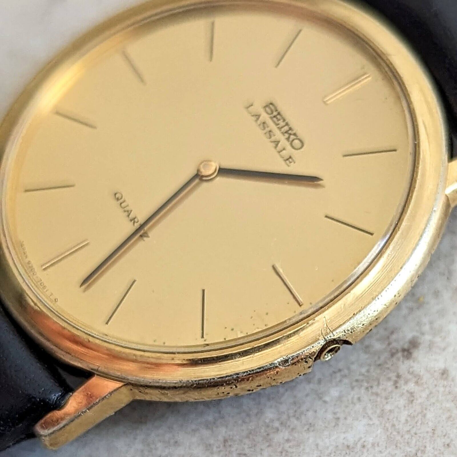 MONTRE À QUARTZ pour homme Seiko Silver Wave pour pièces détachées