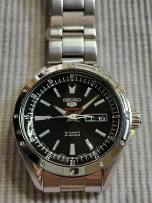 Seiko 5 Five Sports 4R36-00E0 24 Stone Day Date | eBay