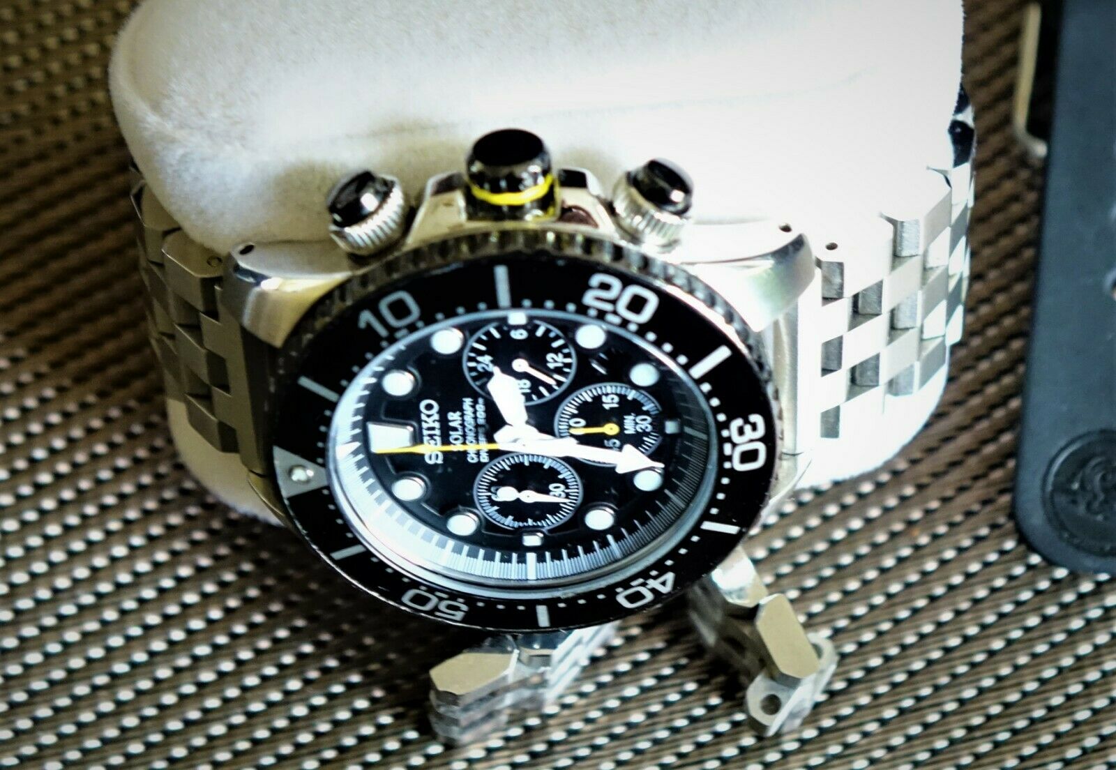Mens Seiko X Solar V175-0AD0 professional air divers chrono