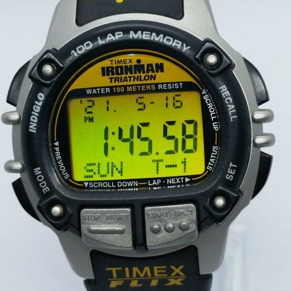 Timex Ironman Jocko Willink Flix Triathlon Digital Watch WatchCharts