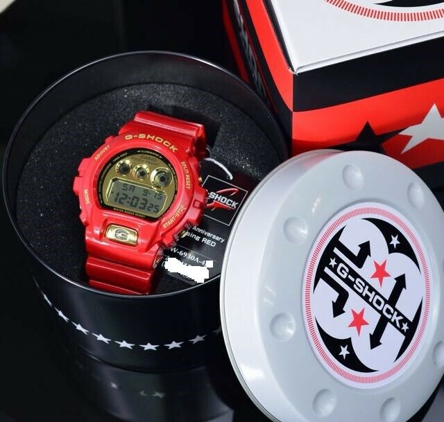 CASIO G SHOCK DW 6930A 4 30TH ANNIVERSARY RISING RED IRONMAN New In Box WatchCharts Marketplace