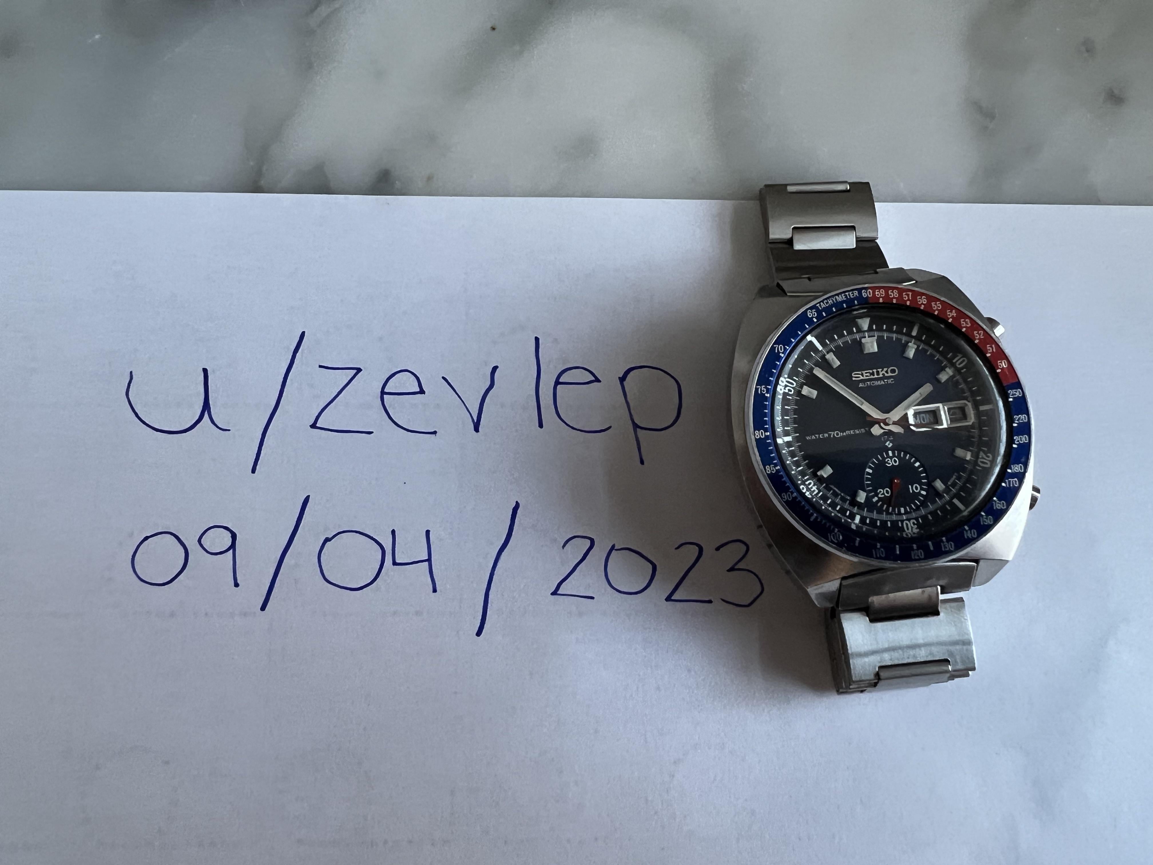 WTS Seiko 6139 6009 Cevert Blue Pogue WatchCharts