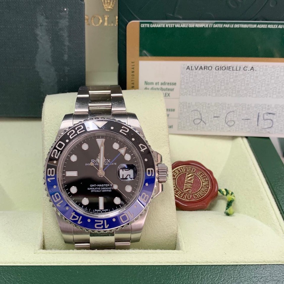 FS Rolex GMT Batman 116710 BLNR 2015 Mint WatchCharts Marketplace