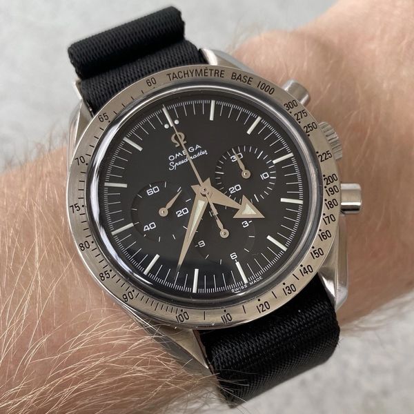 Omega Speedmaster Broad Arrow 3594.50 1957 Re-Edition 40th Anniversary ...