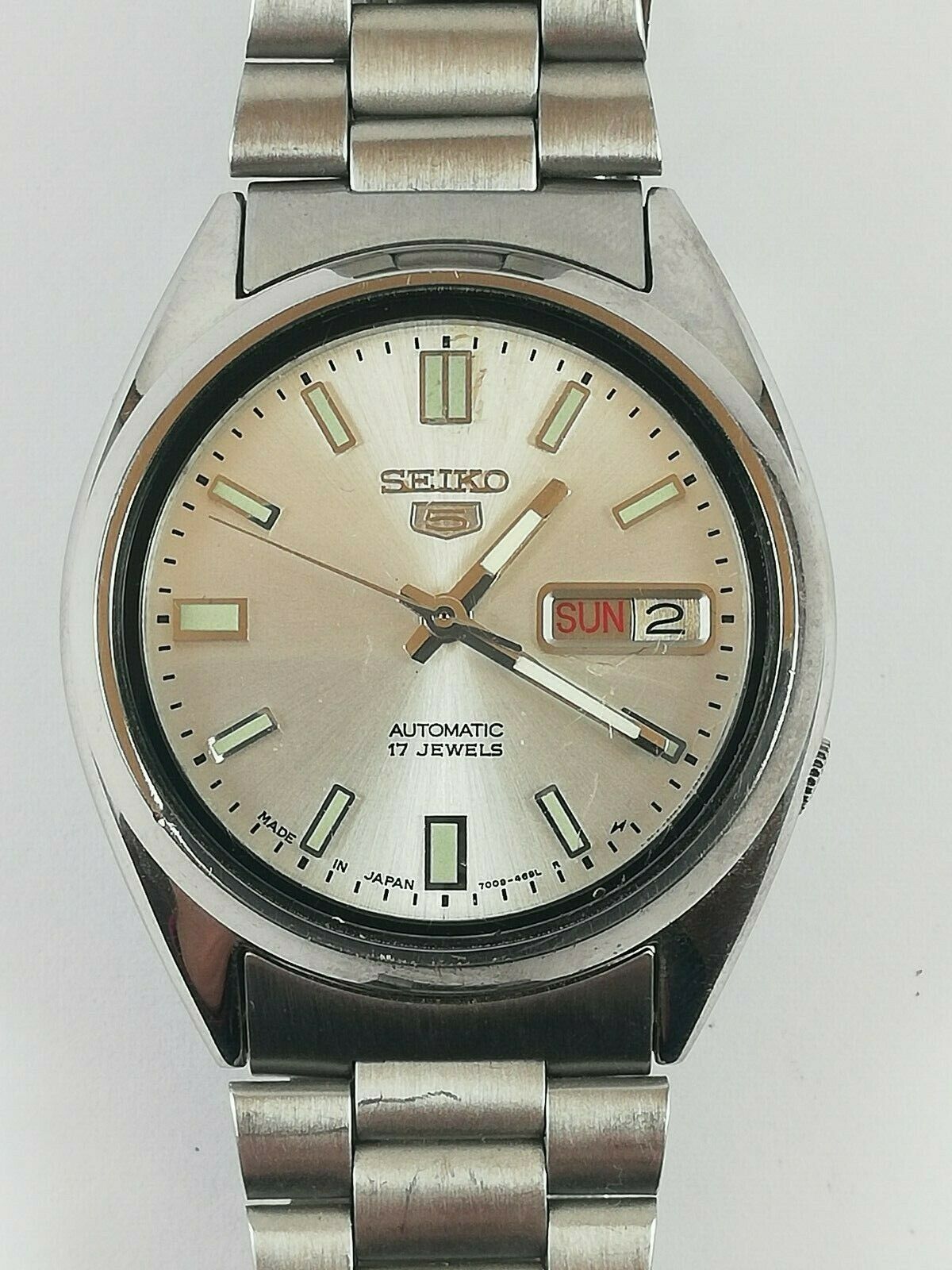 Vintage SEIKO 5 7009-3041 Automatic 17 Jewels Japan Watch Working Condition  | WatchCharts