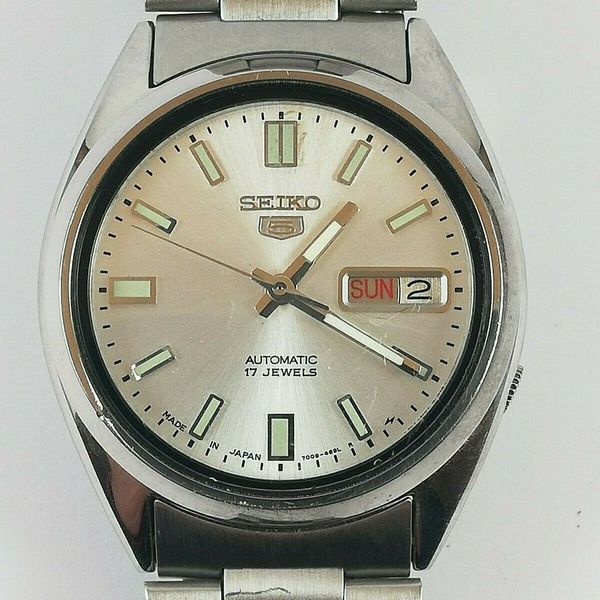 Vintage SEIKO 5 7009-3041 Automatic 17 Jewels Japan Watch Working Condition  | WatchCharts