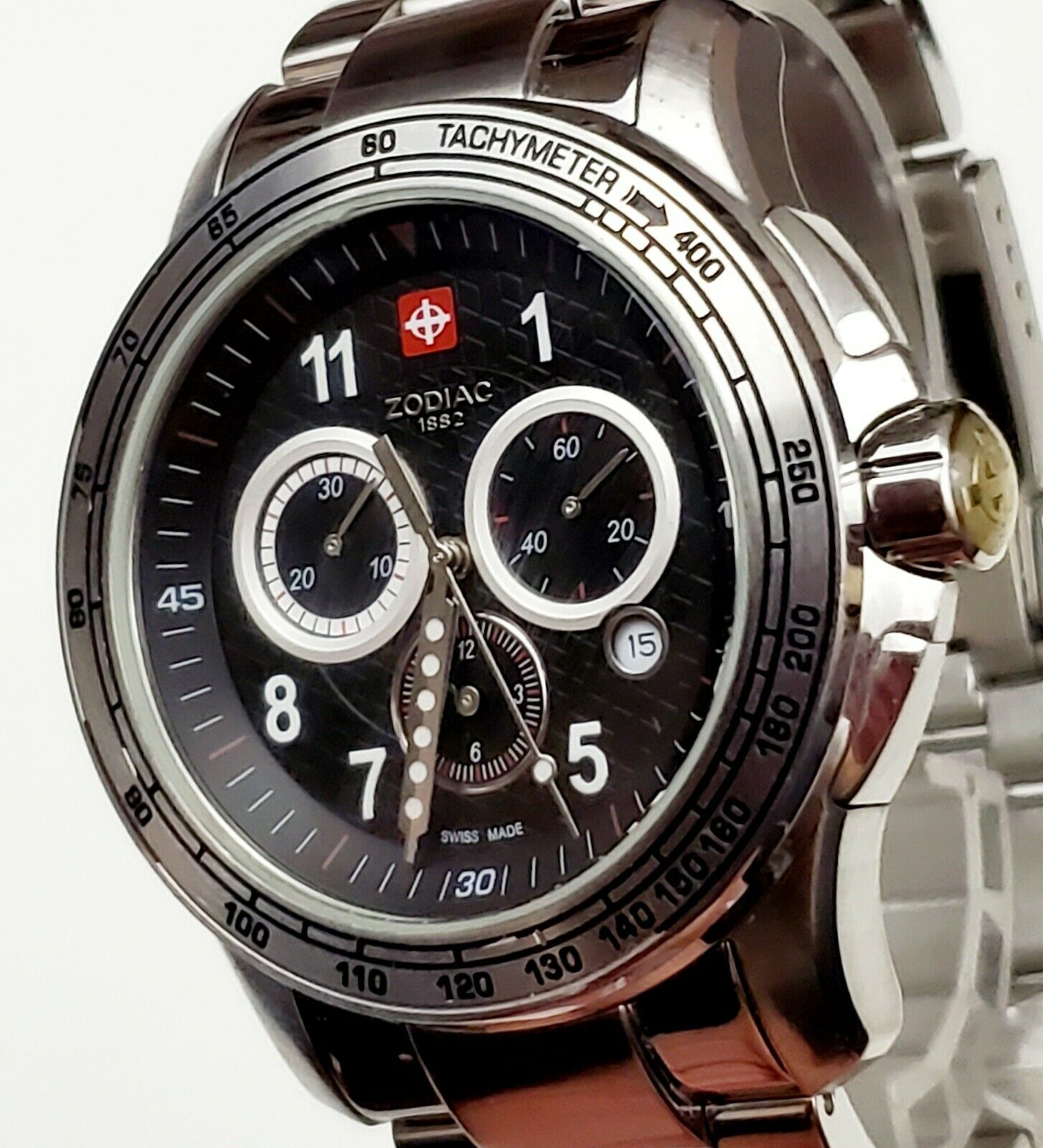 UNIQUE Men's SWISS CHRONOGRAPH Watch ZODIAC 
