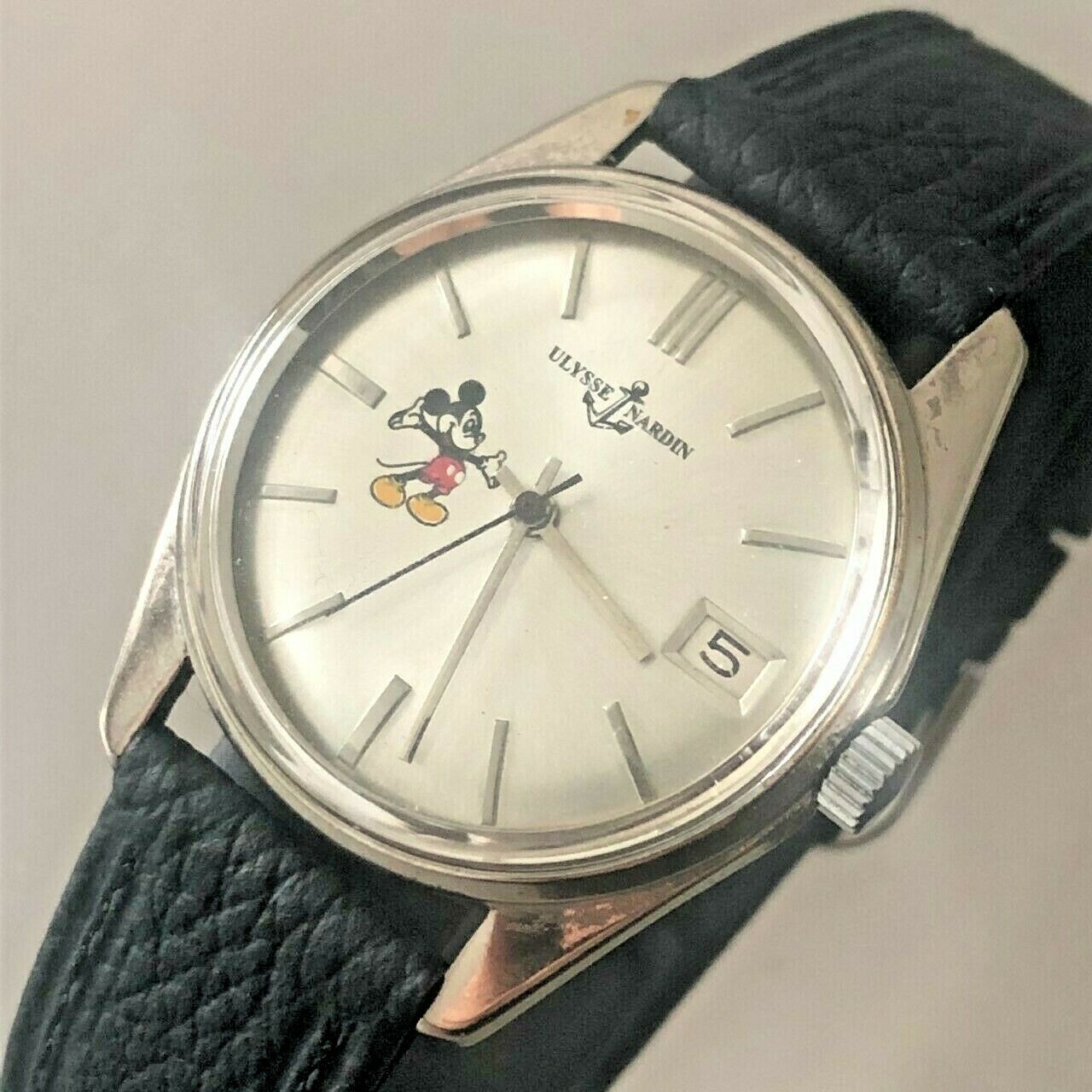 Vintage Ulysse Nardin Classic Mickey Mouse Dial Manual Wind Watch