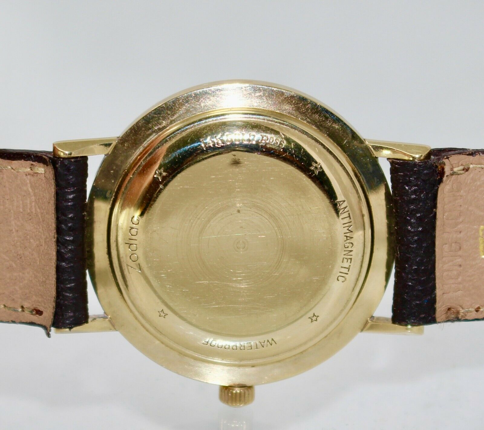 Zodiac 14k clearance gold watch