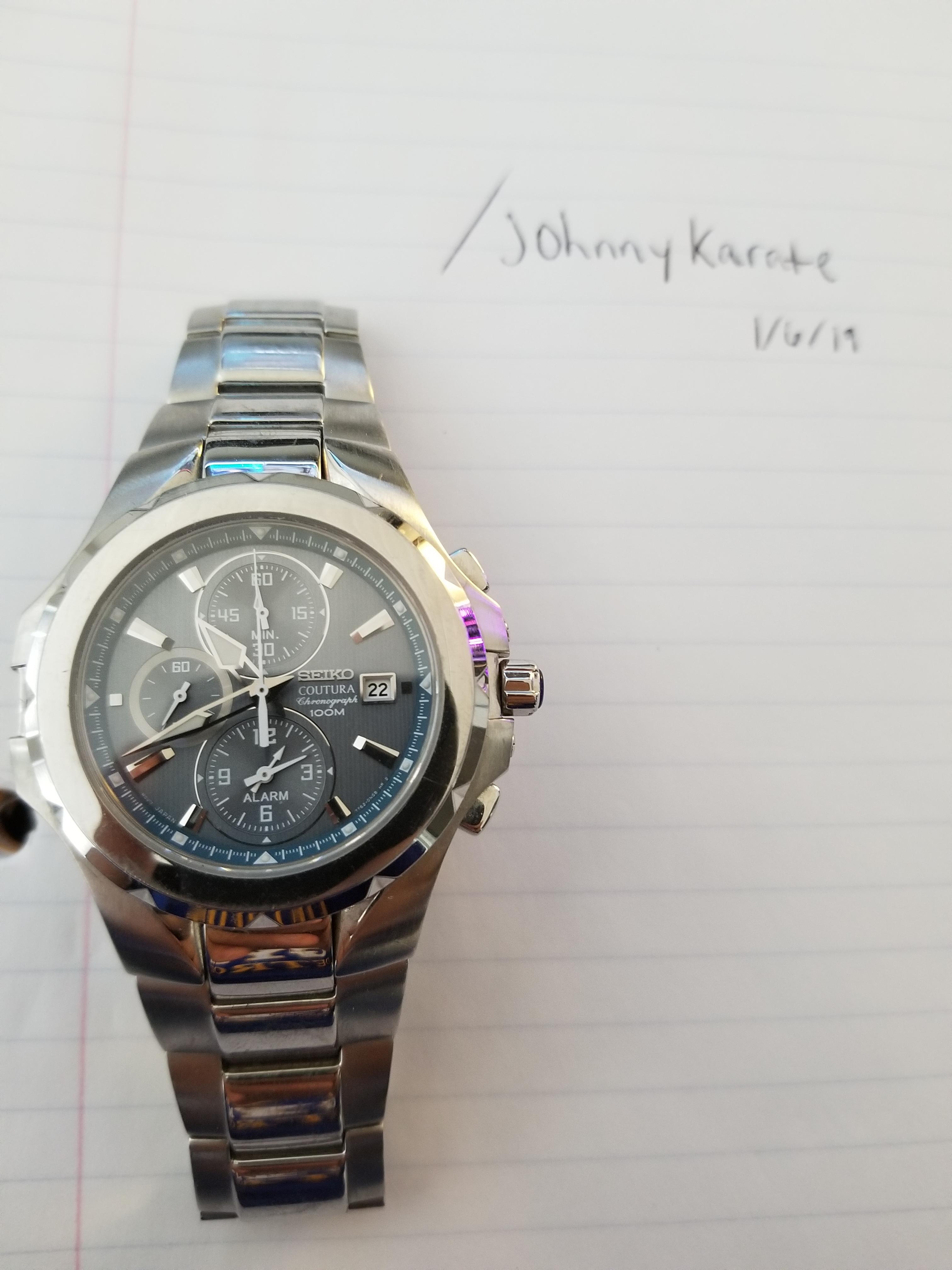 WTS Seiko Coutura Chronograph 100m WatchCharts