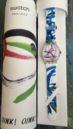 時計 Swatch Flying Pig by MS Pigcasso FLYING PIG BY MS. PIGCASSO - SUOZ299S - Swatch® Official Store