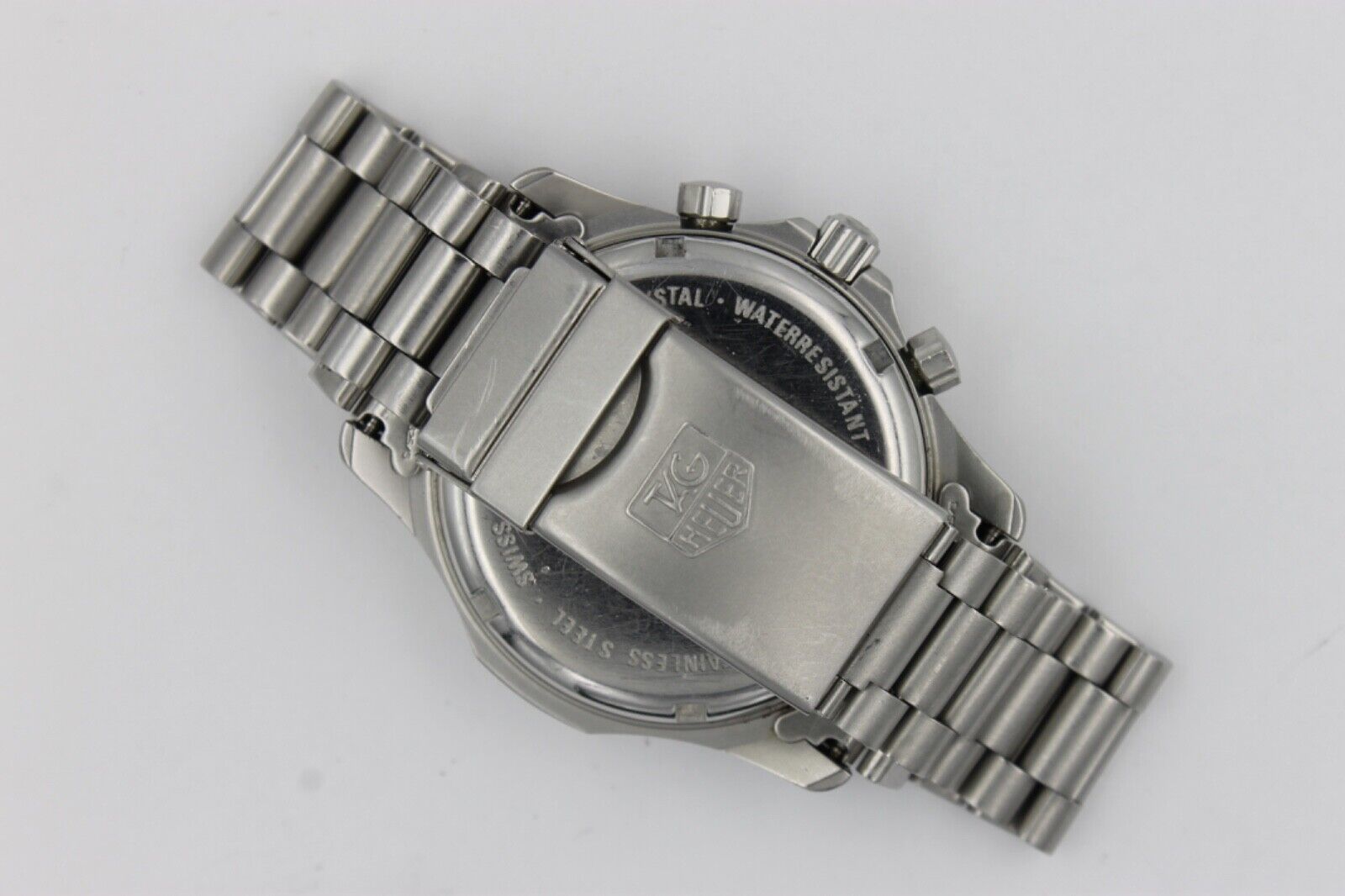 Tag Heuer 560.206 Mens 2000 Watch Blue Gray Chronograph CE1111