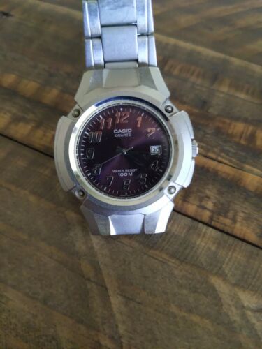 Vintage CASIO MTP-3036 Watch quartz water resistant date stainless