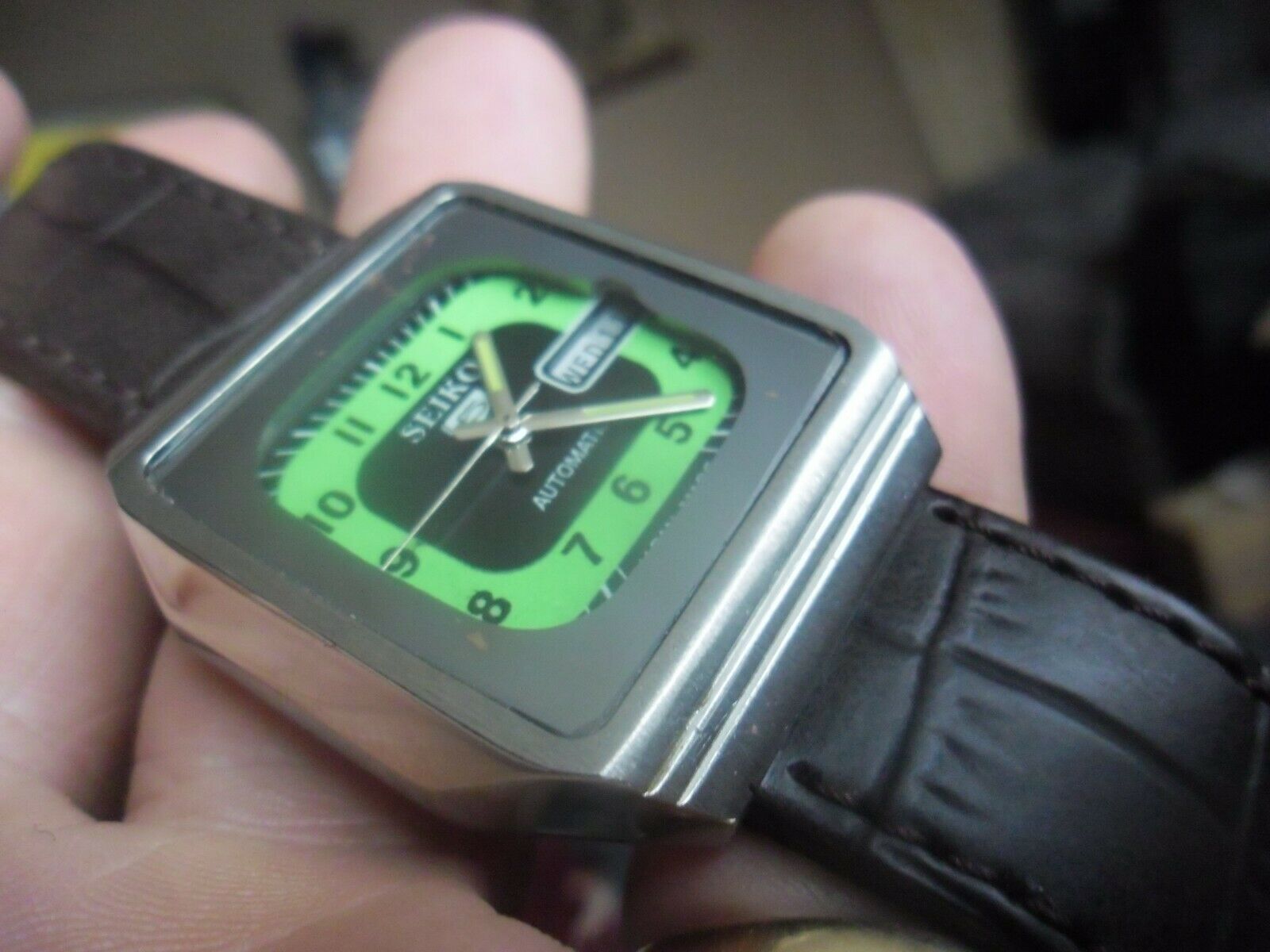 super vintage retro gents seiko 5 automatic watch 6309-5600 | WatchCharts