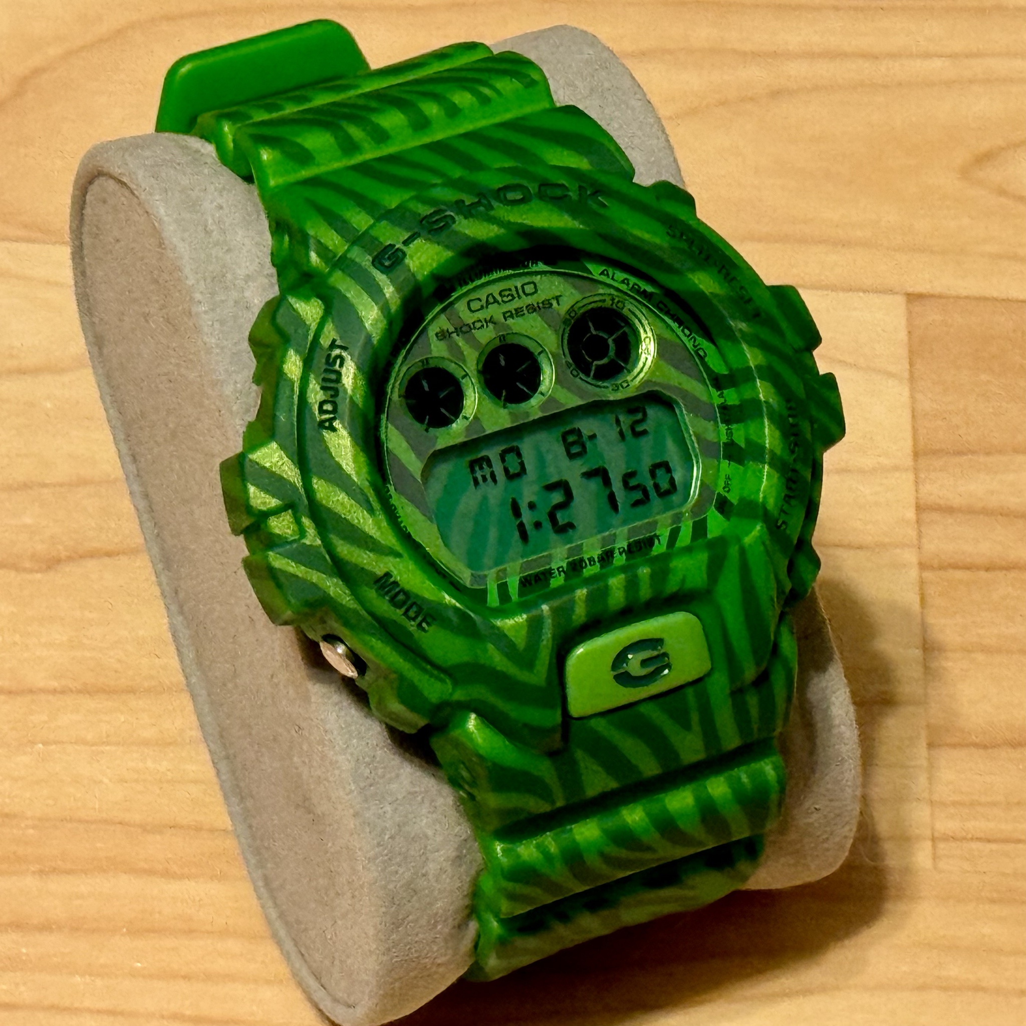 WTS] Casio G-Shock DW-6900ZB-3 Green Zebra Striped Camouflage