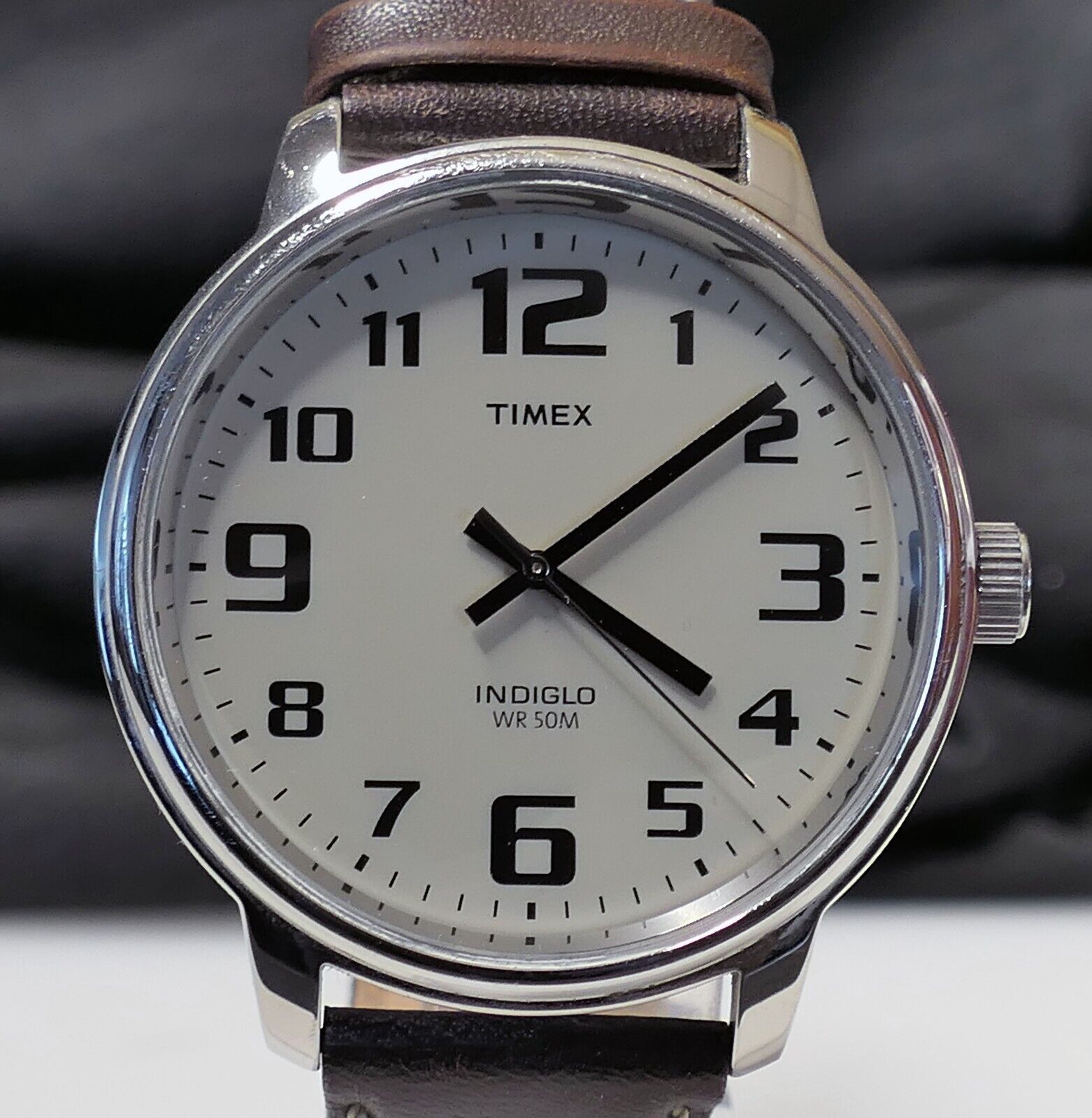 Timex large face discount watch