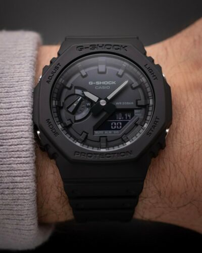 Casio G SHOCK GA 2100 1A1ER Triple Black CASIOAK BNIB UK STOCK