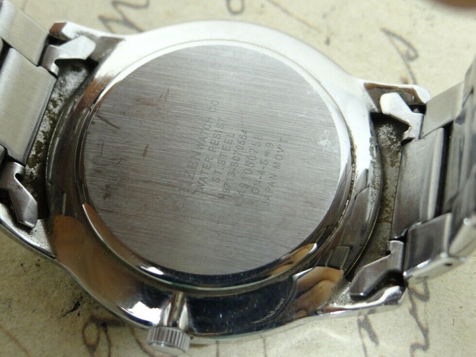 CITIZEN STILETTO 9713-S070554 GN-4-S-9 QUARTZ DATE MEN'S