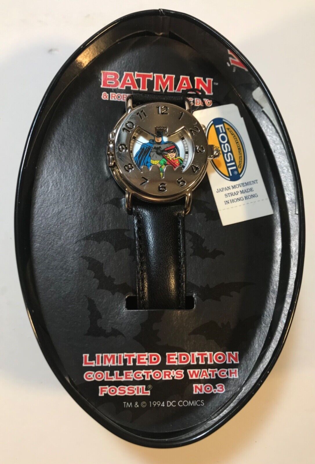 1994 Batman & Robin Dynamic Duo Limited on sale Edition FOSSIL Watch #5507/10000