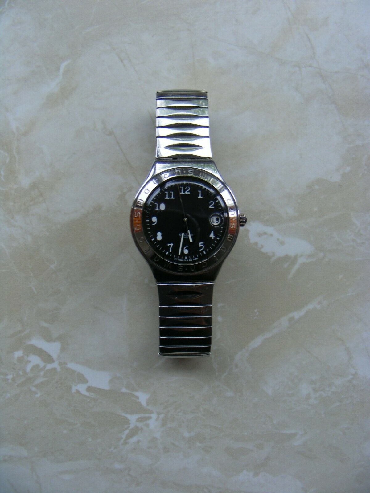 SWATCH IRONY BIG YGS407 - BLACK OROBKA / AG1996 | WatchCharts 