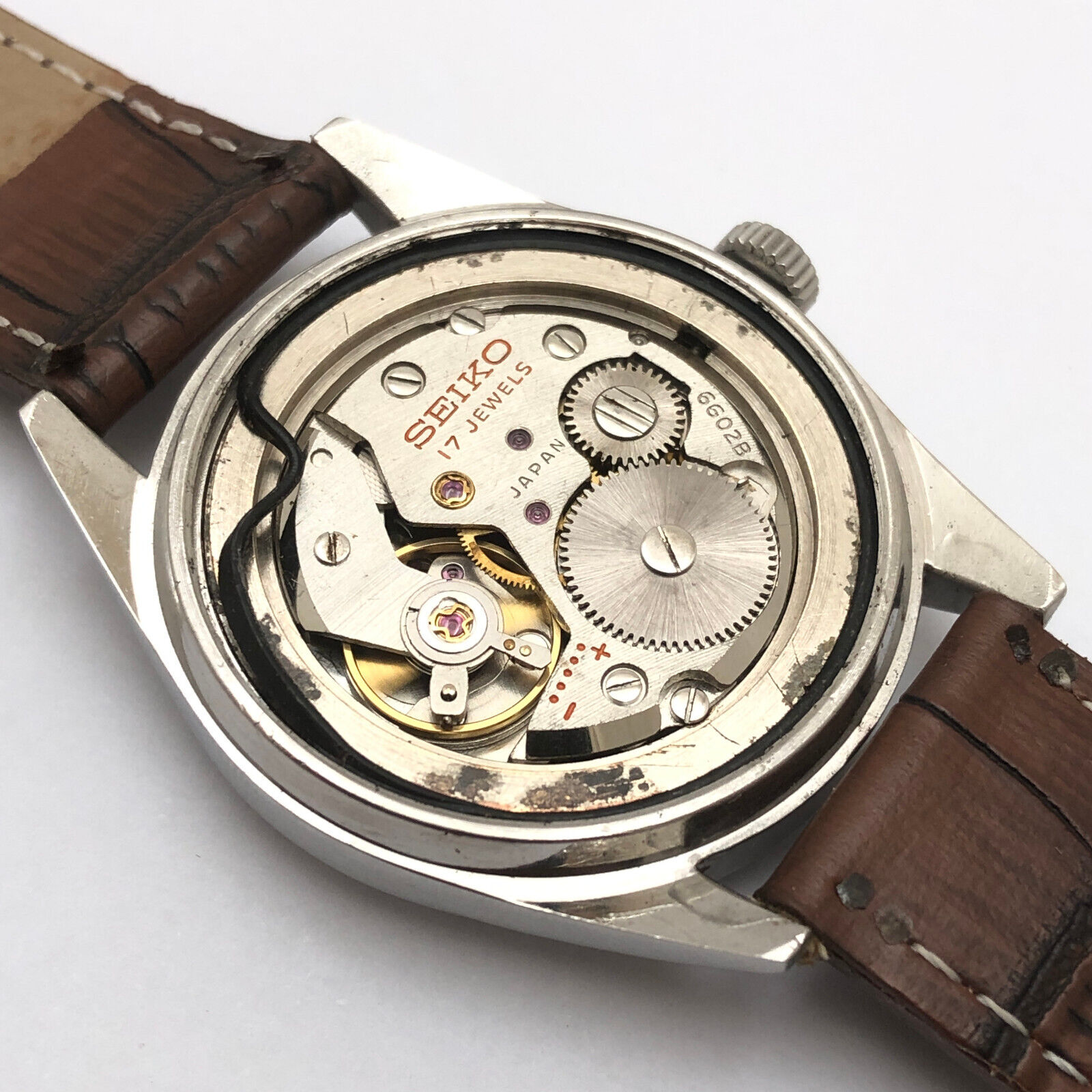 Vintage Seiko PARASHOCK 17 Jewels Hand Winding Japan Date Wrist