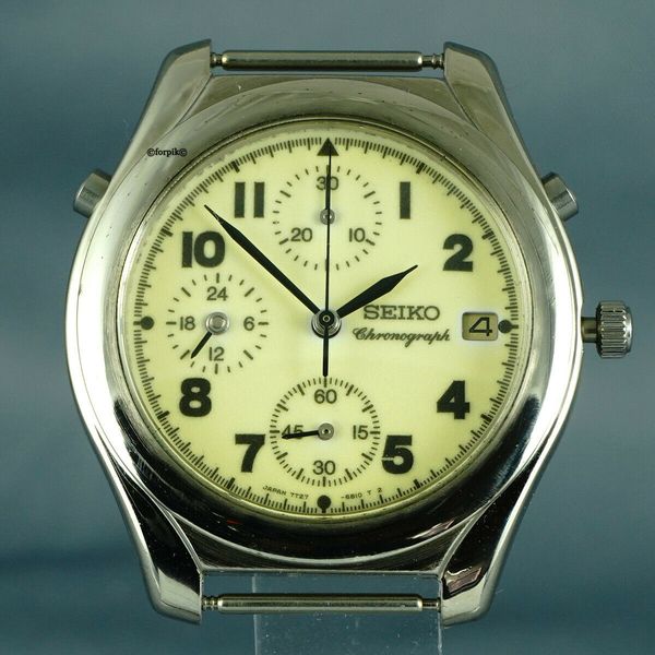 SEIKO 腕時計 SPEED MASTER 7T27 SEIKO LUCENT Chronograph 7T27-6000 Men's Watch Analog
