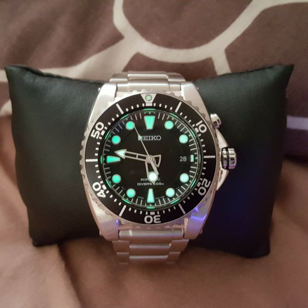 Seiko Kinetic Scuba Diver's 200m 5M62-0BL0 Watch - New Capacitor