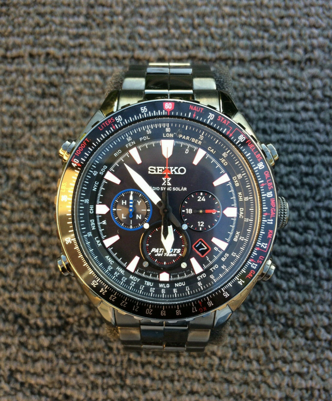 seiko patriots jet team watch