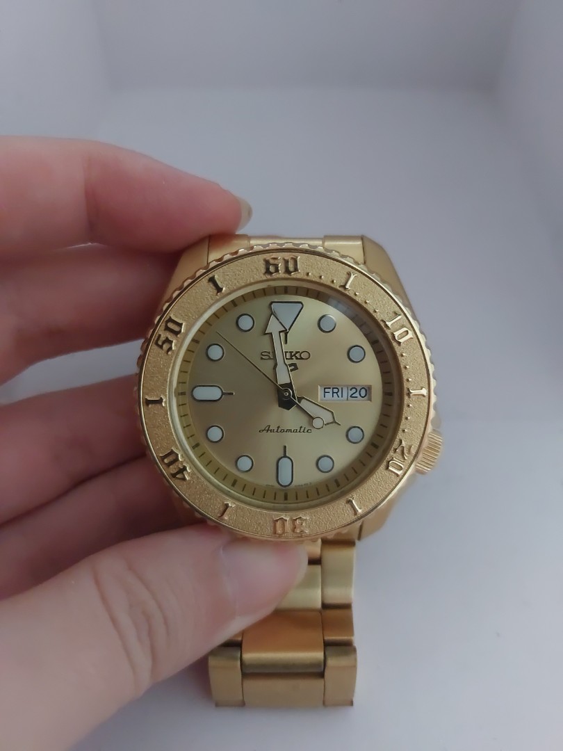 【匿名配送】SEIKO 4R36-08E0 ゴールド Seiko Gold Watch SRPE74K1 4R36-08E0 | WatchCharts Marketplace